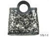 ladies fashion pvc tote bag