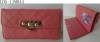 ladies fashion quilting clutch wallet