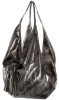 ladies' fashion snake-print leather hobo bag