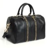 ladies genuine leather shoulder bag designer Black 2012