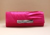 lady fashion satin clutch frame lady evening bag077