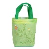 lady jute tote bag