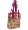 lady polyester tote bag