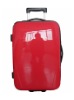 lady red PC glossy hard shell trolley luggage