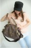 lady's New style brief matching fashionable suitcase female package leisure canvas bag slanting satchel