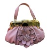 lady's evening party bag with flower