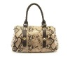 lady's grey snake PU leather handbags/bag handbags