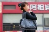 lady's newest and hotsale fashion rivet shoulder bag/handbag