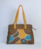 lady's pu handbag/designer handbags/fake stone decoration handbag/2012  spring & summer latest handbag
