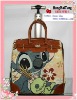 lady single handle trolley luggge case bag,