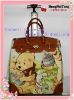 lady single handle trolley luggge case bag,