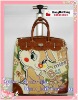 lady single handle trolley luggge case bag,