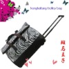 lady travel rolling luggage bag