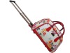 lady travel rolling luggage bag