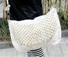 lady white with nail pu handbags