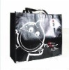 laminated black pp non woven shopping bag