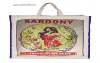 laminated canvas LOGO bag