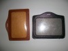lanyard identification leather id badge holder