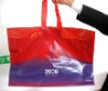 large plastic garment bag (soft loop handle bag, plastic  bag)