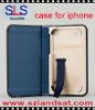 latest Leather case for iphone, hot sale leather/wooden case for iphone 4, SLS-IPC551