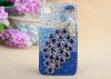 latest blue diamond i phone skin cover with cute carton