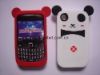 latest design ! Silicone skin cover for blackberry 8520