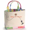 latest design canvas shopping bag(K-00050)