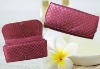 latest fashion lady pink wallet