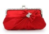 latest style of satin evening bag