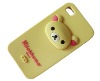 lazy bear silicone phone case