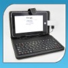 leath case with keypad for tablet pc