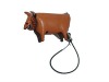 leather animal key chain