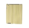 leather back case cover pefectly fit for IPAD with wood design
