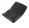 leather bifold business card holder