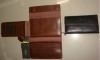 leather business card hand bag