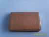 leather business card holder/ women name card case / leather brown id card holder