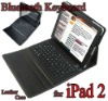 leather case bluetooth 2.0 keyboard for ipad 2