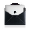 leather case for iPad2 in black Envelope style