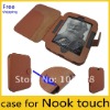 leather case for nook simple touch,for nook2 leather case