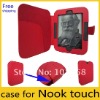 leather case for nook touch,for nook2 leather case