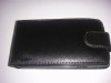 leather case- pull up pouch for samsung (black color)