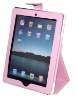 leather case smart cover for iPad 2 pink