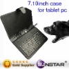 leather case tablet pc keyboard for mid/epad