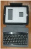 leather case with bluetooth removable keyaboard for ipad2