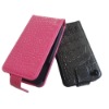 leather case with crocodile texture for iPhone 4g