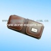leather case with stand for htc flyer