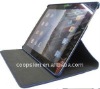 leather case with stand for ipad2