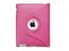 leather cases for ipad2- hot sale 2011 newest design 360 degree rotating case