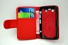leather cell phone case for blackberry 9700 red