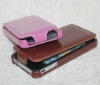 leather clip case for Iphone4